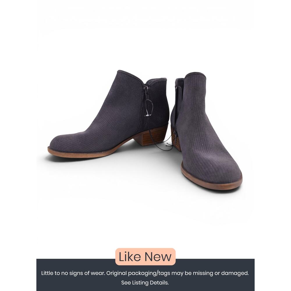 Kensie Gray Textured Ankle Booties - Size 8.5